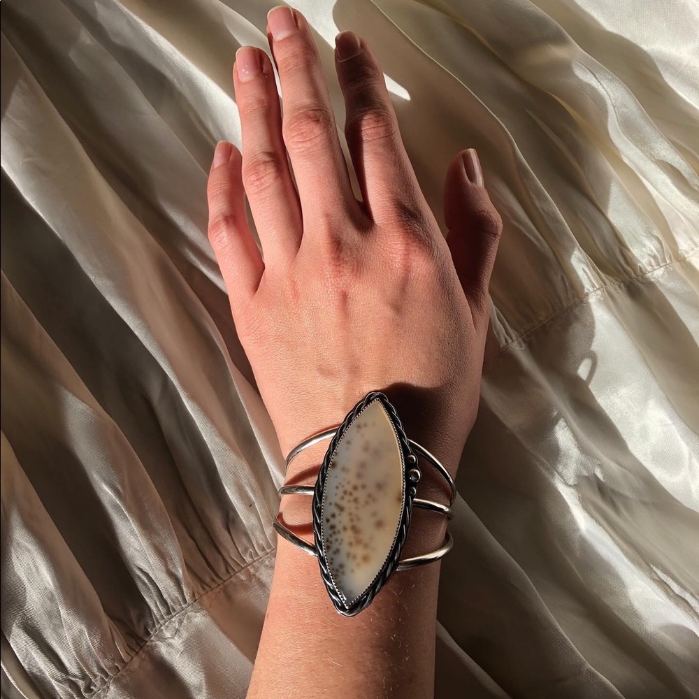 Dendritic Agate Cuff